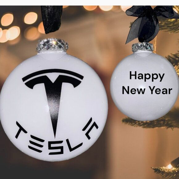 Tesla Christmas Tree Ornament| Customized Present| White Elephant Gift, Vehicle - Picture 14 of 14